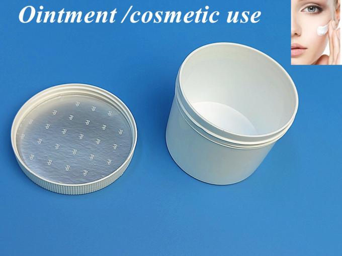 OEM 150g 250g 500g Facial Cream Plastic Jar Black Blue Pink White Scrub Container Body Face Lip Scrub Containers with PP Screw Cap