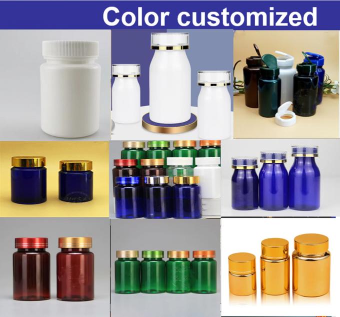 50ml 120ml 150ml PE Plastic Health Care Medical Bottle Tablet Bottle Child Proof Cap Drug Medicine Tablet Supplement Medicine Bottle