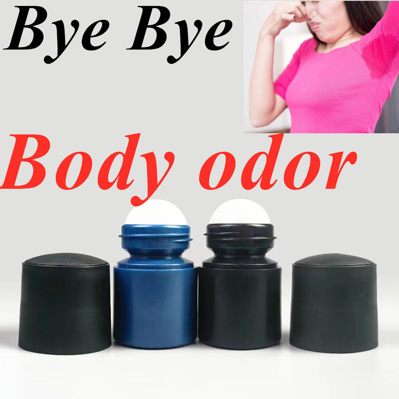 30ml 50 Ml 60ml 다시 채워질 수 있는 에센셜 오일 몸 냄새 비어 있는 HDPE 플라스틱 롤 디오도рант 병 둥근 롤러 볼