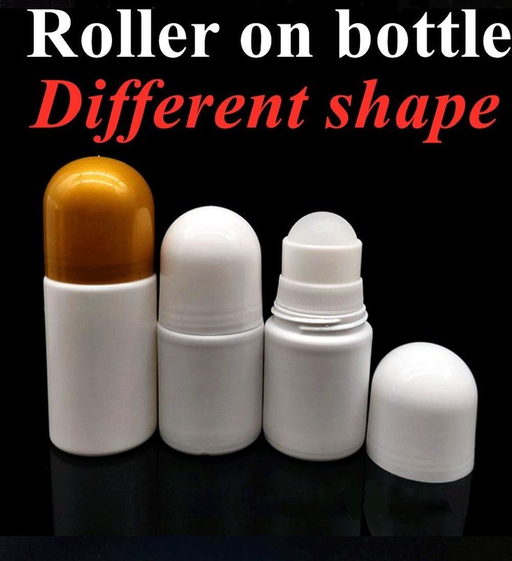 30ml 50 Ml 60ml 다시 채워질 수 있는 에센셜 오일 몸 냄새 비어 있는 HDPE 플라스틱 롤 디오도рант 병 둥근 롤러 볼