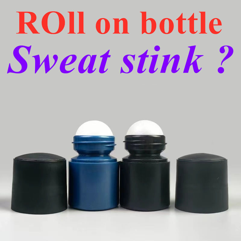 50ml 블랙 빈 HDPE 플라스틱 롤러 볼 데오도рант에 플라스틱 롤 검정 뚜?? 과 반투명 병