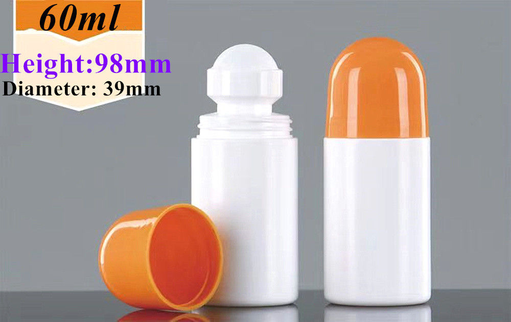30ml 50ml HDPE 플라스틱 비어있는 디오더런트 에센셜 오일 롤 플라스틱 병 몸 냄새 향수 플라스틱 롤러 병