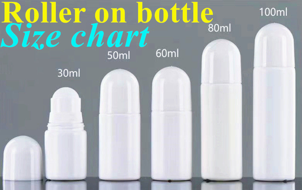 30ml 50ml 60ml 다시 채워질 수 있는 빈 에센셜 오일 향수 병에 있는 플라스틱 롤러