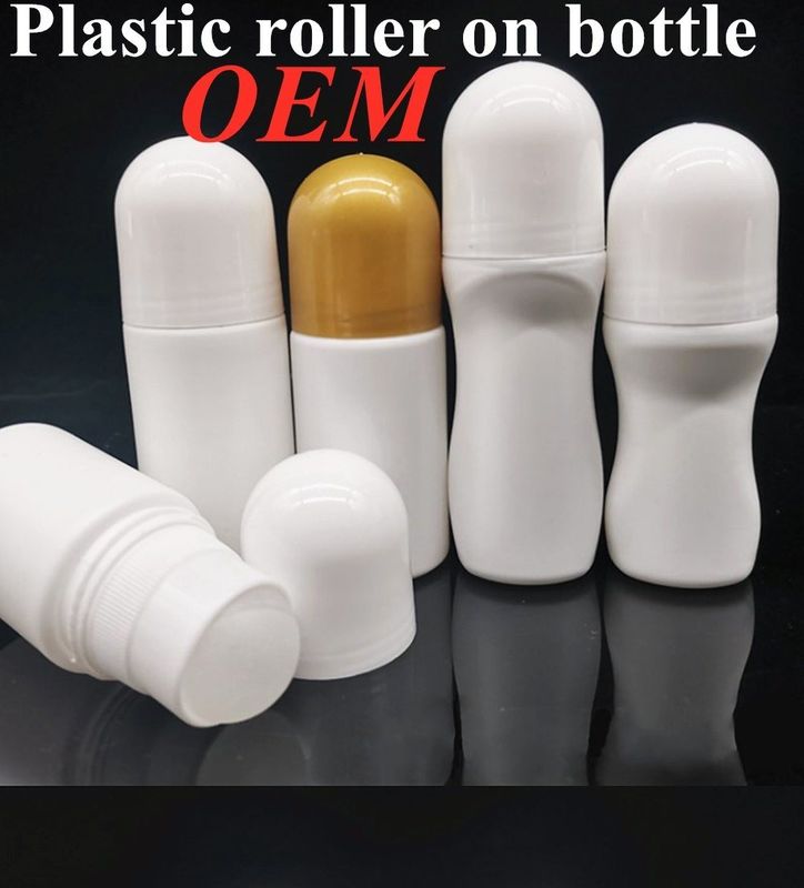 30ml 50ml 60ml 다시 채워질 수 있는 빈 에센셜 오일 향수 병에 있는 플라스틱 롤러
