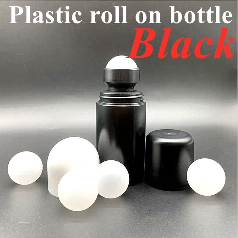 30ml 50ml 60ml 흰색 플라스틱 롤러 병 HDPE 롤-온 디오더런트 병 빈 재충전 가능한 휴대용 여행 롤