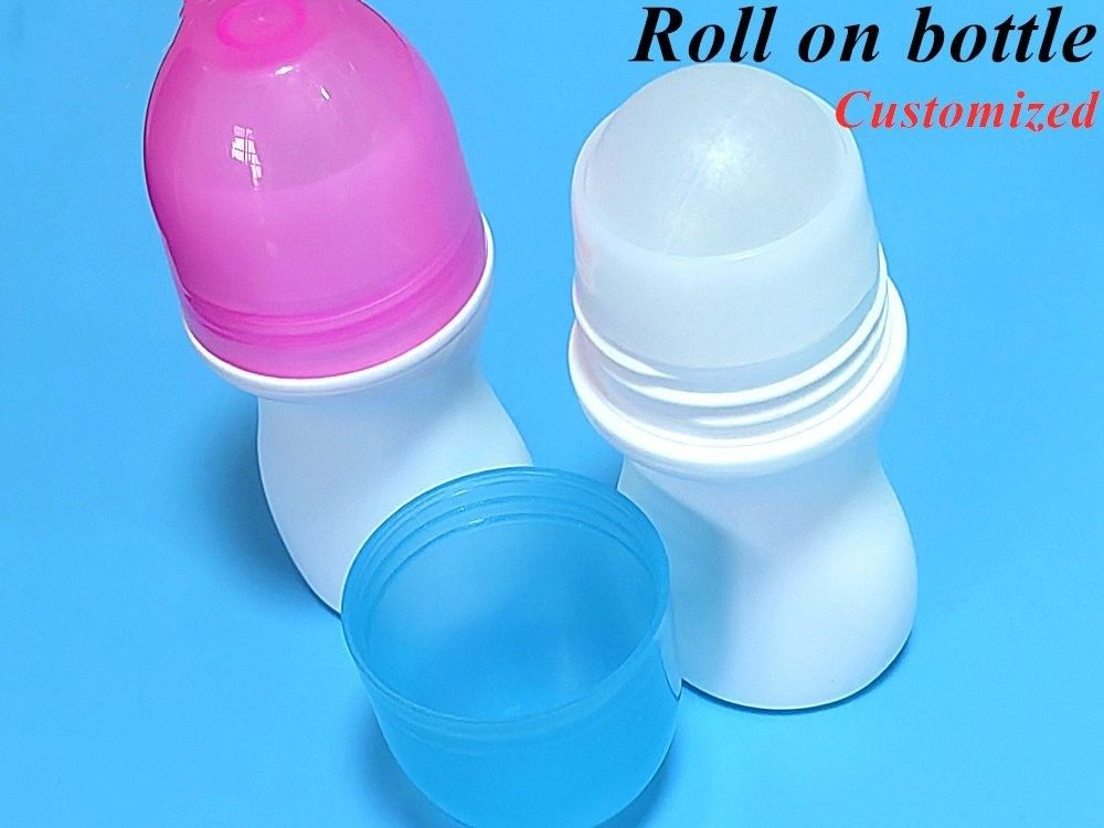 50ml PE 빈 롤러 볼 향기로운 몸 병 반투명병 빈 플라스틱 병 디오더런트 병 롤