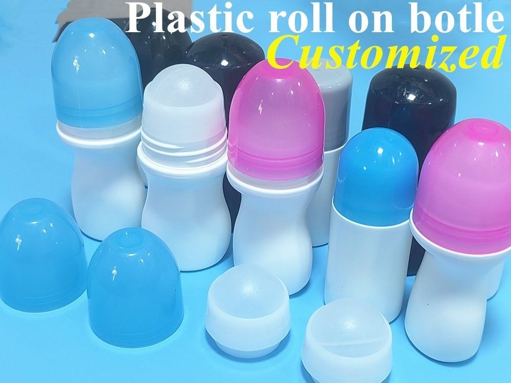 30ml 50ml 60ml 향신료 크림 향신료 디오더런트 용기 롤러 둥글 빈 HDPE 롤러 디오더런트 병