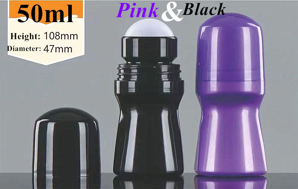 30ml 50ml 60ml 향신료 크림 향신료 디오더런트 용기 롤러 둥글 빈 HDPE 롤러 디오더런트 병
