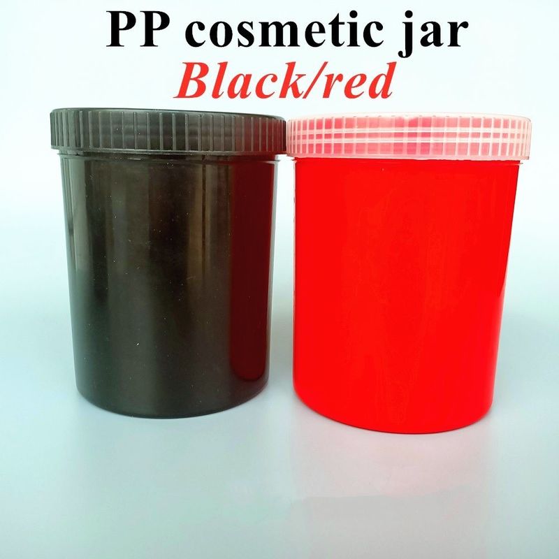 150g 250g 500g PP 화장품 크림 병 흰색 검은색 파란색 플라스틱 화장품 병 몸 스크럽 빈 얼굴 크림 병 병