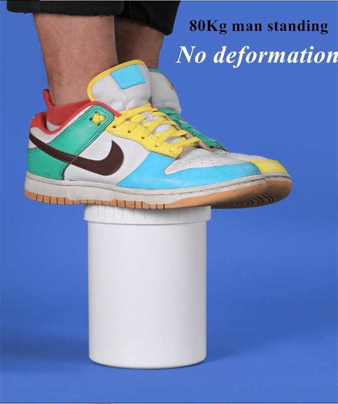 8온스 16온스 250ml 500ml 흰색 검은색 PP 화장품 머리용 플라스틱 항아리 몸 버터 플라스틱 연약 얼굴 크림 화장품 항아리