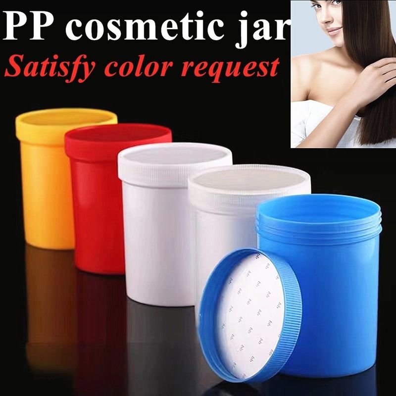 화장품 컨테이너 150g 250g 500g 흰색 검은색 PP 플라스틱 눈 얼굴 몸 크림 바구니와 스크루 캡 메이크업 하위 패키지 바구니
