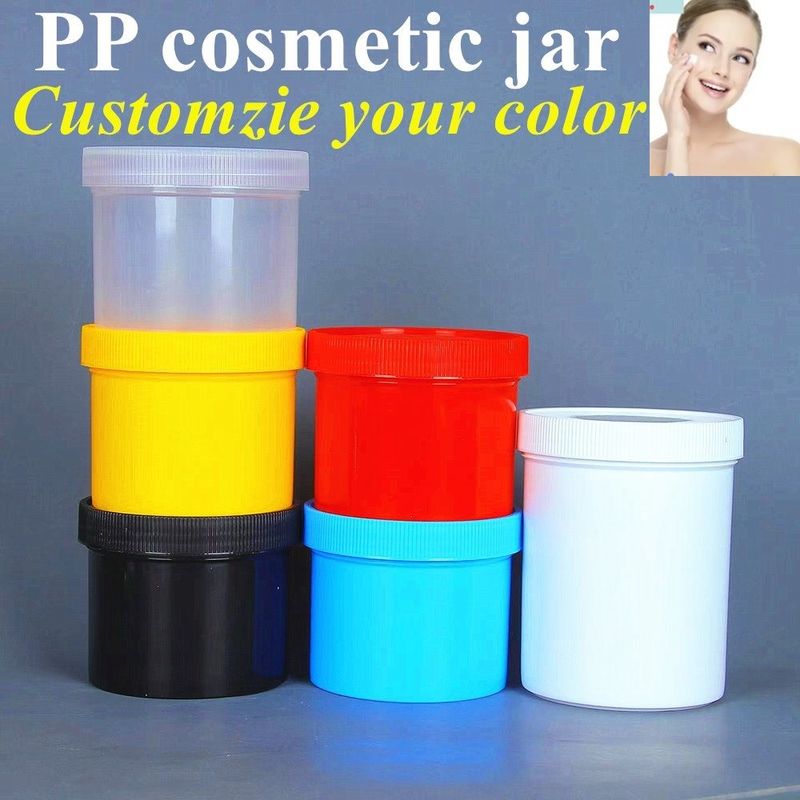 5oz 8oz 17oz 흰색 검은 파란색 빨간색 화장품 포장 크림 플라스틱 용기 PP 플라스틱 뷰티 크림 병