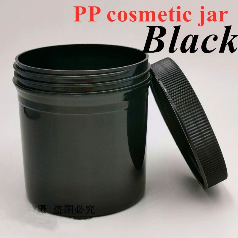 250ml 8oz 500ml 950ml 1000ml PP 플라스틱 화장품 맑은 투명 하얀 냄비 플라스틱 연약 스크루 캡과 크림 병