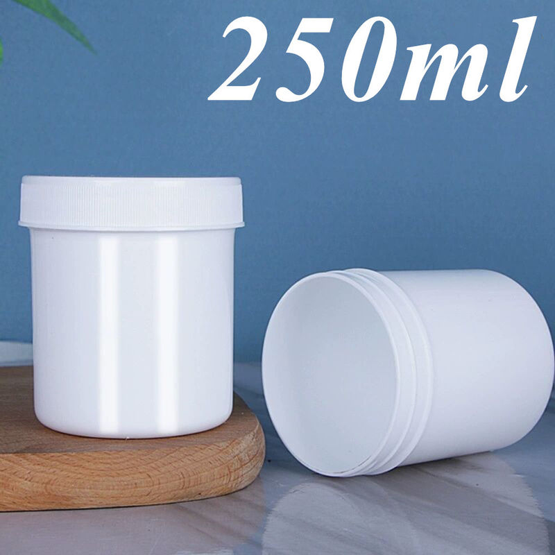 PP 플라스틱 크림 잔 빈 얼굴 크림 용기 250g 500g 빈 화장품 용기 입술 스크럽 용기 머리 PP 화장품 용기