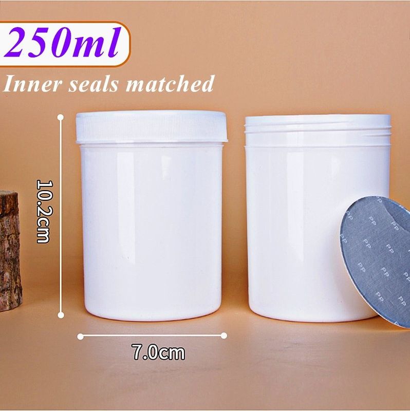 150ml 250ml 500ml 화장품 크림 플라스틱 용기 pp 화장품 포장 크림 항아리