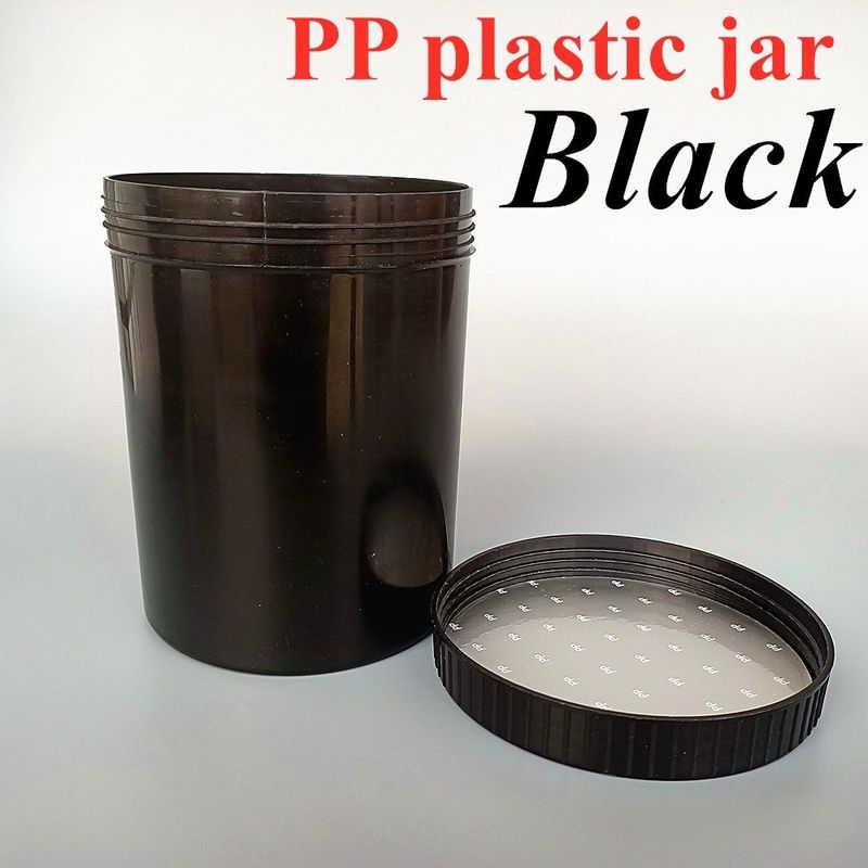 환경 친화적 블랙 화이트 PP 화장품 병 250g 500g 1000g 플라스틱 크림 병 화장품 병