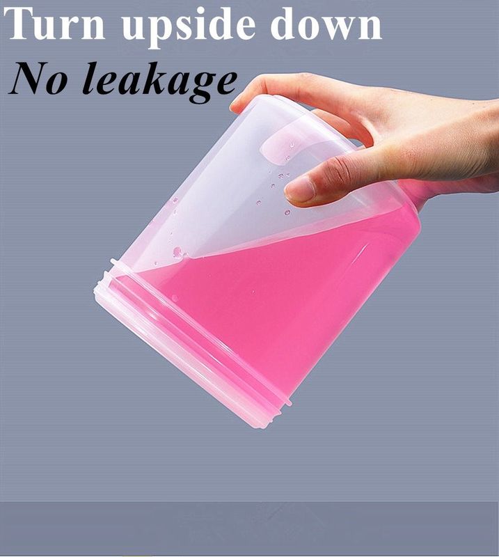 선명 투명 넓은 입 250ml 500ml PP 플라스틱 화장품 병 화장품 포장 머리 수액 몸 스크럽 화장품 병