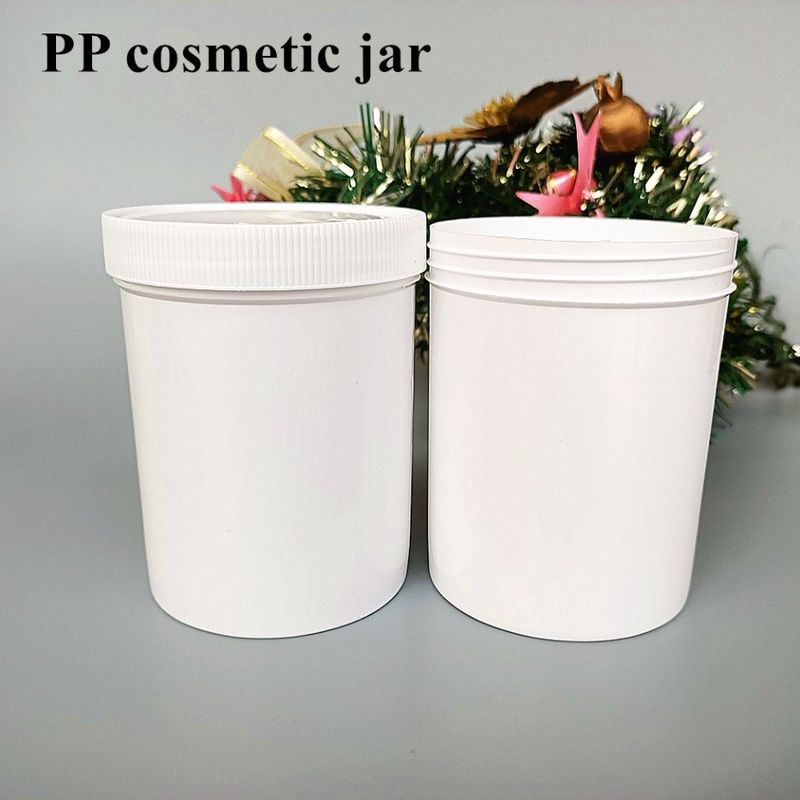 150g 250g 500g 흰색 파란색 검은색 친환경 플라스틱 PP 스크루 뚜?? 디자인 화장품 신체 얼굴 플라스틱 연약 크림 병