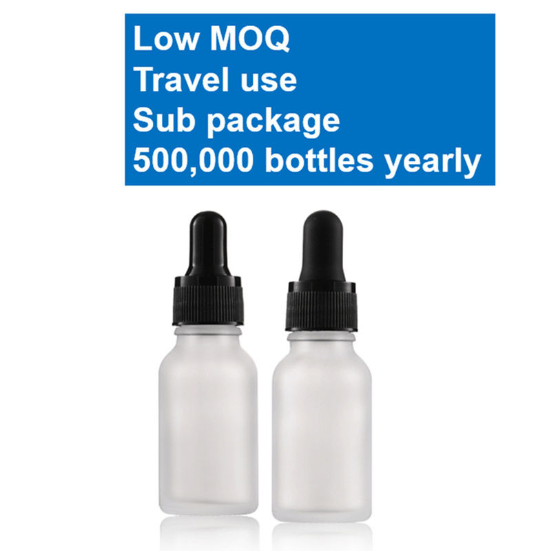 럭셔리 1온스 2온스 10ml 15ml 20ml 30ml 50ml 빈 둥근 피부 관리 세럼 에센셜 오일 눈 흰색 얼음 유리 방울병