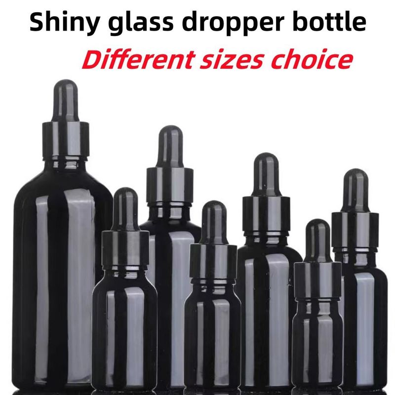 5ml 10ml 15ml 20ml 30ml 50ml 100ml 검은색 에센셜 오일 병