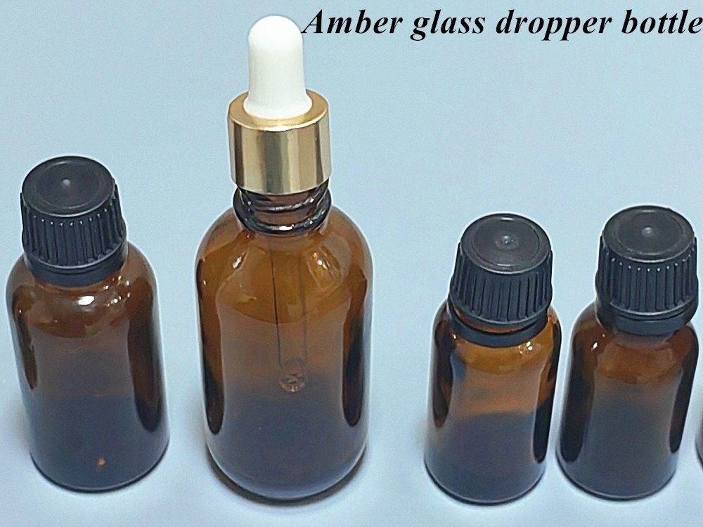 핫 판매 빈 럭셔리 앰버 브라운 10ml 15ml 20ml 30ml 50ml 60ml 유리 에센셜 오일 병