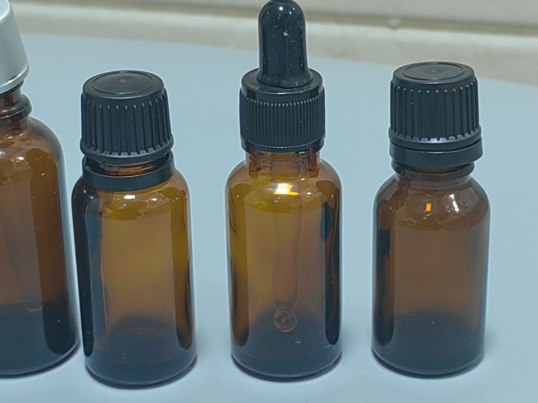 핫 판매 빈 럭셔리 앰버 브라운 10ml 15ml 20ml 30ml 50ml 60ml 유리 에센셜 오일 병