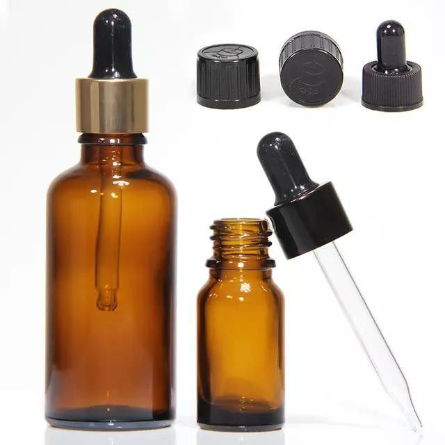 10ml, 20ml, 30ml, 50ml 미니 둥근 빈 화장품 유리 에센셜 오일 병