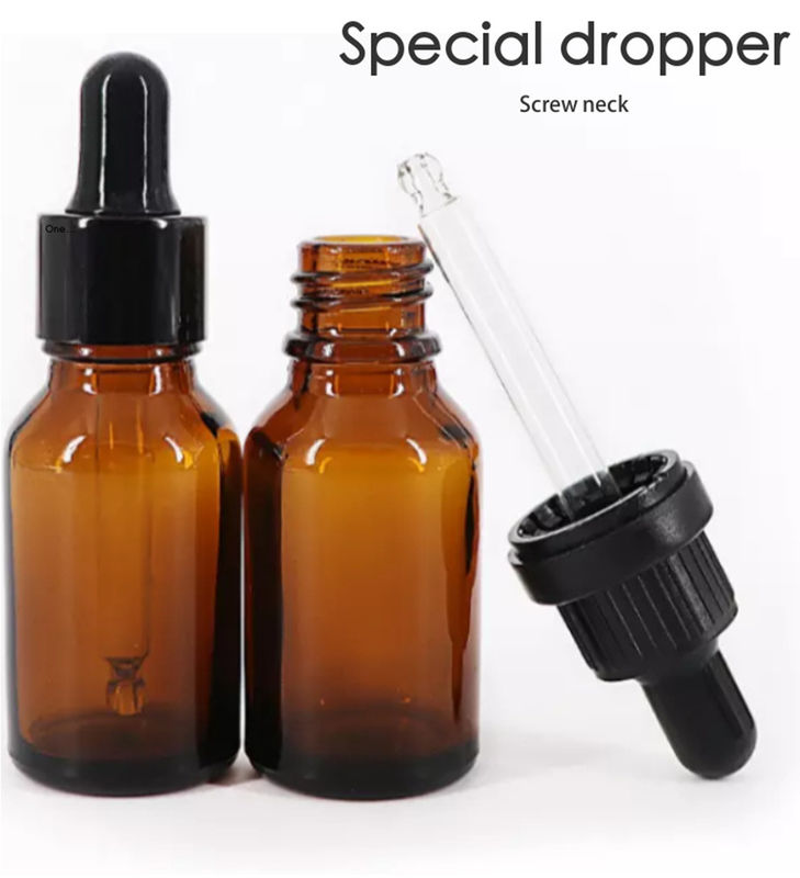 10ml, 20ml, 30ml, 50ml 미니 둥근 빈 화장품 유리 에센셜 오일 병