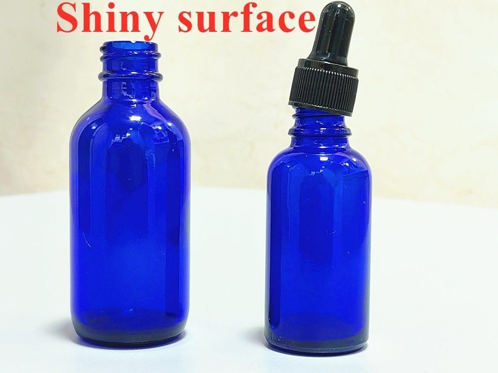 10ml 20ml 30ml 50ml 빈 보스턴 둥글 화장품 포장 빈 파란색 에센셜 오일 유리 방울병