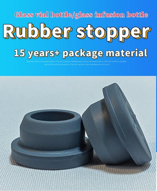 13mm 20mm 32mm 알로겐화 된 냉소화 유리 주사 항생제 병을위한 의료 부틸 고무 막대