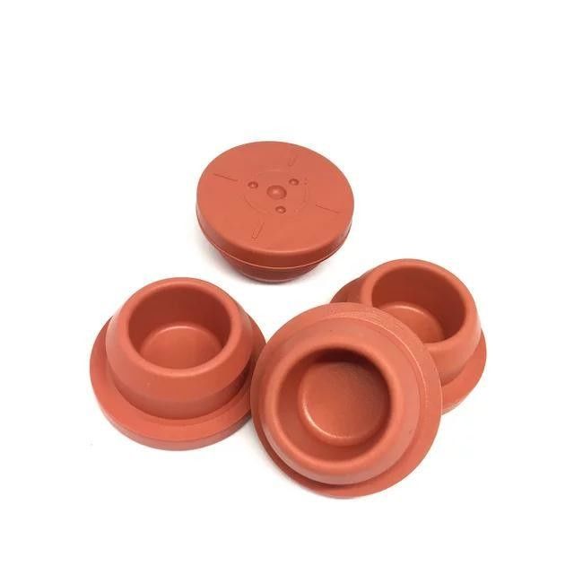 13mm, 20mm, 32mm 의료 회색 냉소화 Butyl Gum Stopper for glass 주사 용액 병 인fuzion 병