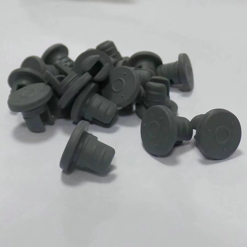 20mm 23mm 의약품 방울 병 닫기 의약품 냉동 가공 유리 방울을위한 의약품 부틸 고무 막대