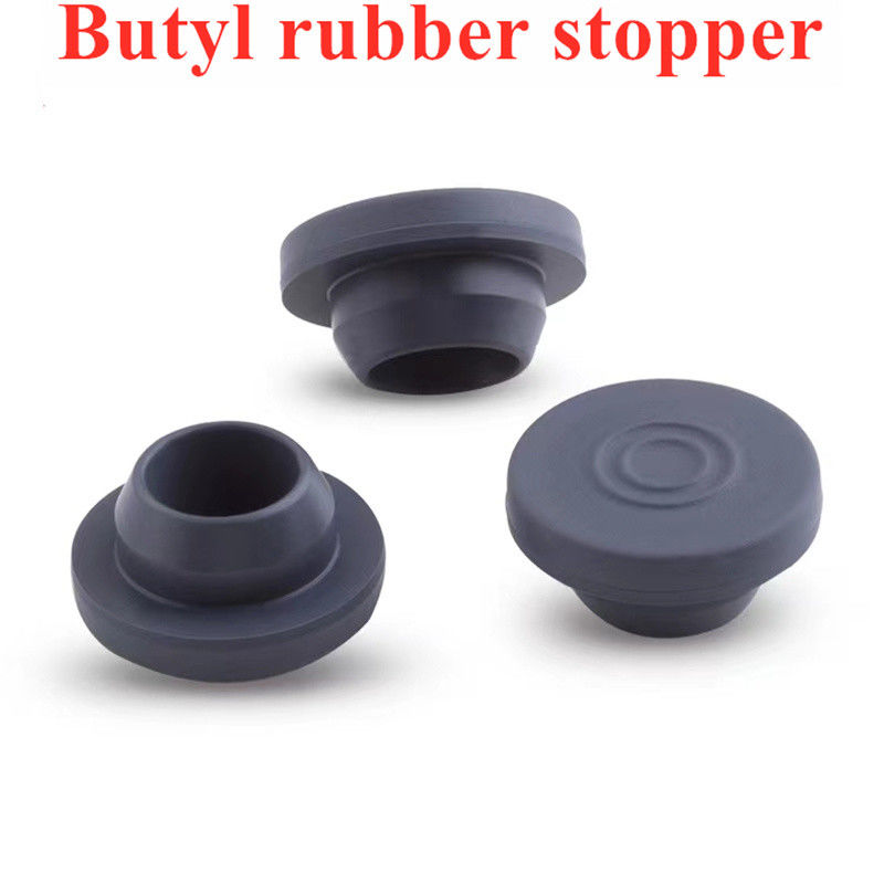 13mm 20m 28mm 32mm 리오필화 유리 병 의료 회색 부틸 고무 유리 병을 위한 stopper 유리 투여 병