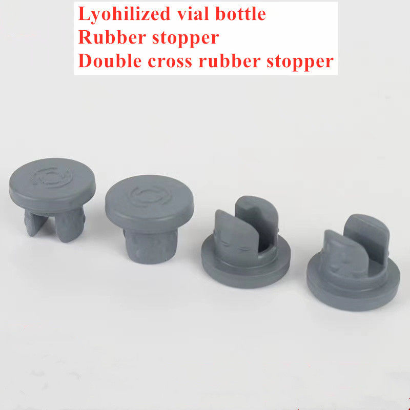 13mm 20m 28mm 32mm 리오필화 유리 병 의료 회색 부틸 고무 유리 병을 위한 stopper 유리 투여 병