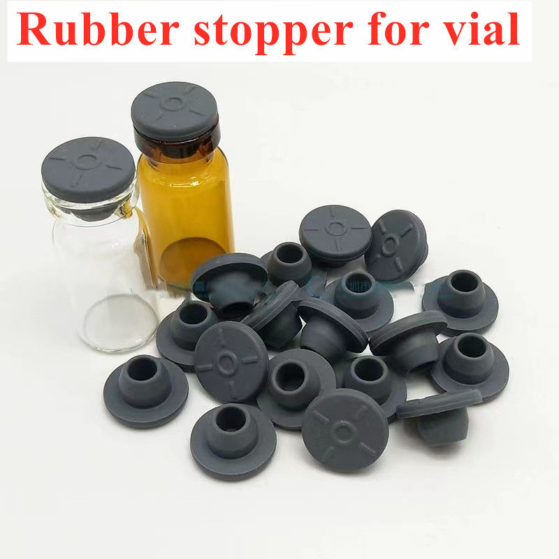 13mm 20m 28mm 32mm 리오필화 유리 병 의료 회색 부틸 고무 유리 병을 위한 stopper 유리 투여 병