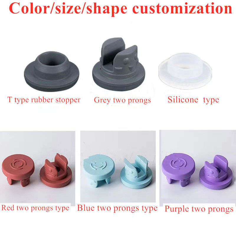 13mm 20mm 28mm 비생성 의료 브로미네이트 고무 점프 유리 주입 수약 안티바이오틱스 병