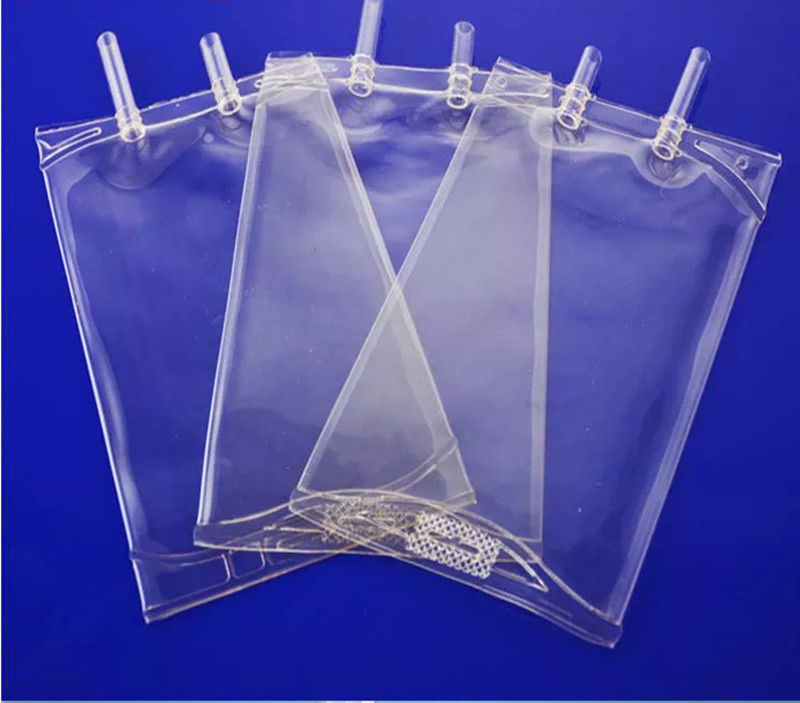 250ml 500ml 복합 PVC 투여 봉지 대용량 일회용 정맥 내 액체 압력 IV 용액 수송 봉지