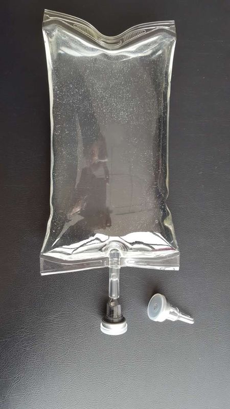 PVC 100ml 250ml 일회용 투여 봉지 IV 봉지 투명 의료 PVC 빈 투여 봉지