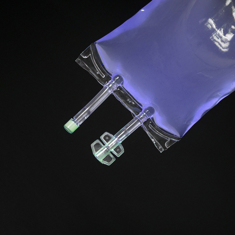 플라스틱 의료 비생성 투여 봉지 100ml 250ml 500ml PVC 나트륨 클로라이드 용액 IV 투여 액체 봉지