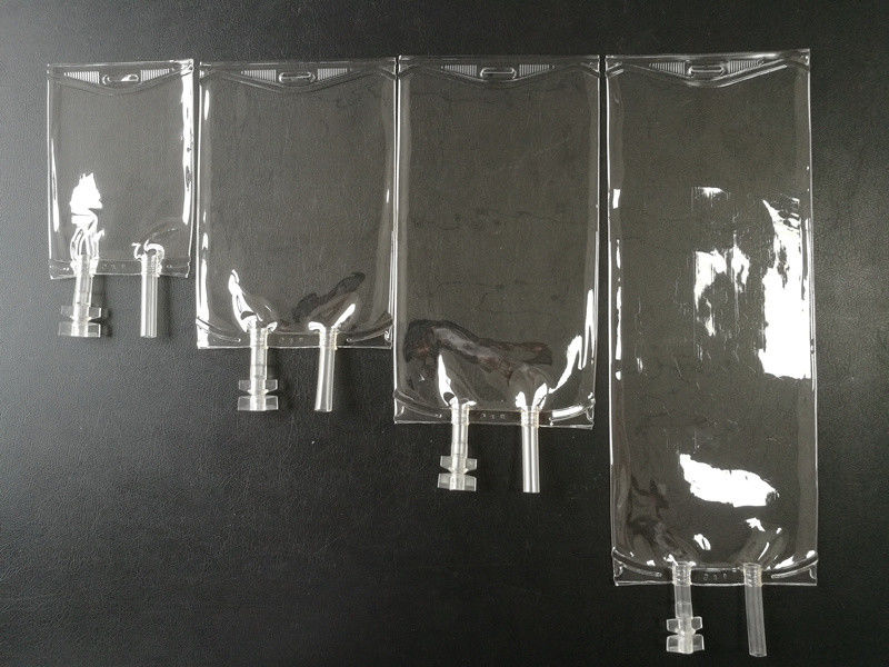500ml 1000ml PVC 스테릴 IV 봉지 PVC IV 봉지 일회용 플라스틱 의료 스테릴 봉지 투여 봉지