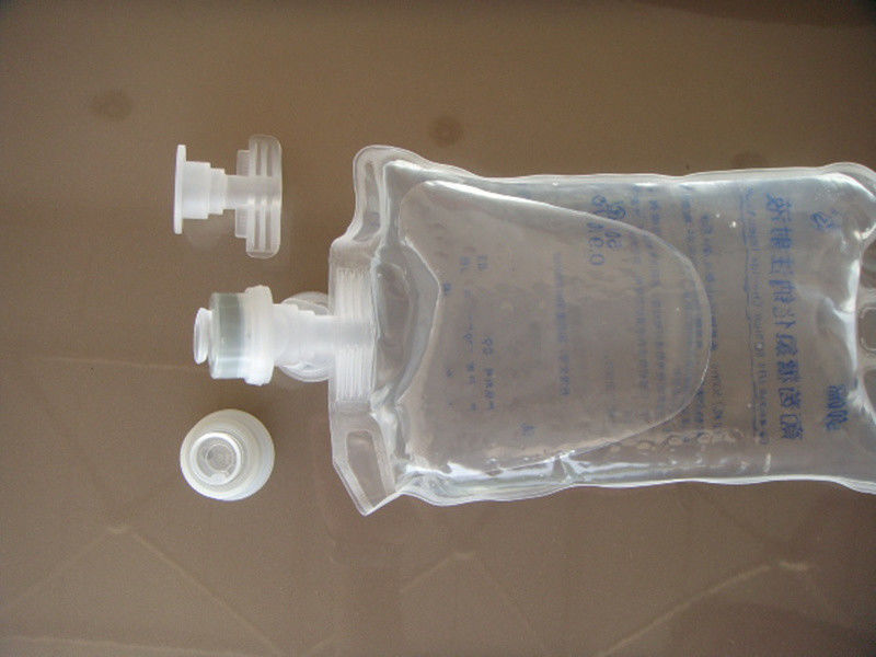 싱글 포트 100ml 250ml 500ml 250ml 배폐 물 IV 인퓨전 봉지 유로 캡과 비 PVC 인퓨전 봉지