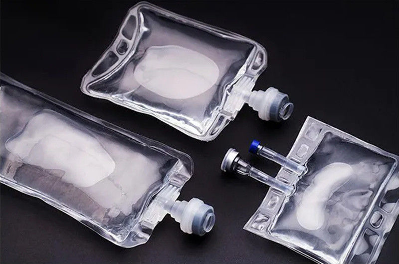 500ml 1000ml 나트륨 클로라이드 정상 소금액 투여 봉지 주선 내 단일 포트 비 PVC IV 유체 봉지 유로 캡