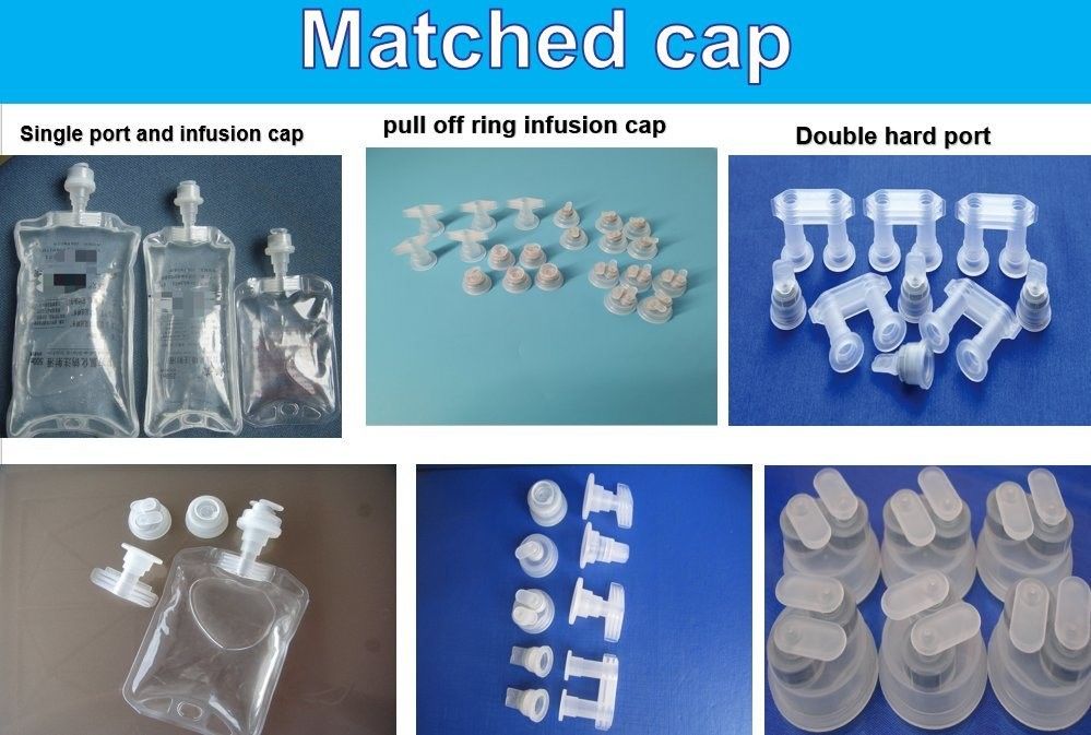 500ml 1000ml 나트륨 클로라이드 정상 소금액 투여 봉지 주선 내 단일 포트 비 PVC IV 유체 봉지 유로 캡