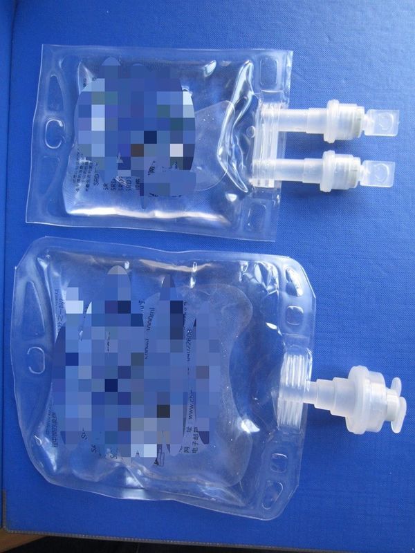 100ml 250ml 폴리프로필렌 투여 봉지 나트륨 엽록소 비 PVC IV 봉지 투명 의료 비 PVC 빈 투여 봉지