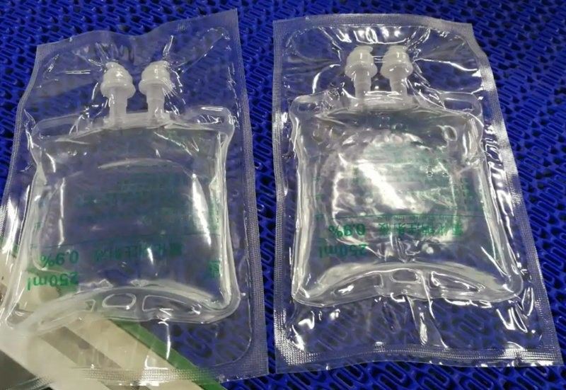 100ml 250ml 500ml 소금 용액 인fuzion bag PVC 인fuzion bag 의학적 일회용 압력 IV 비 PVC 인fuzion bag
