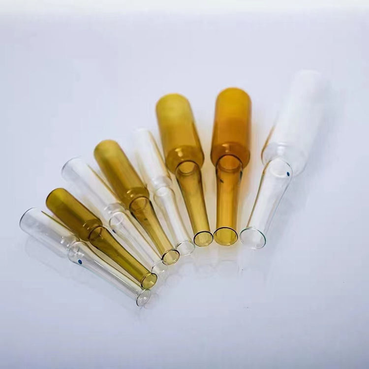 1ml 2ml 5ml 10ml 20ml 중국 및 ISO 표준 유리 Ampoule 일회용 의약품 보로실리케이트 유리 Ampoule
