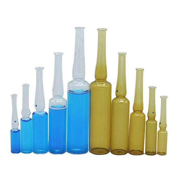 1ml 2ml 5ml 10ml 20ml 중국 및 ISO 표준 유리 Ampoule 일회용 의약품 보로실리케이트 유리 Ampoule