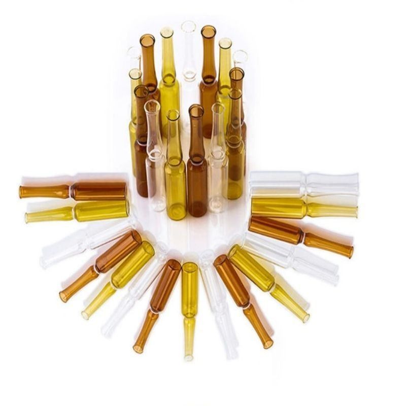 1ml 2ml 5ml ISO 표준 중국 표준 앰버 투명 USP 제1형 유리 방울 약품 주입용