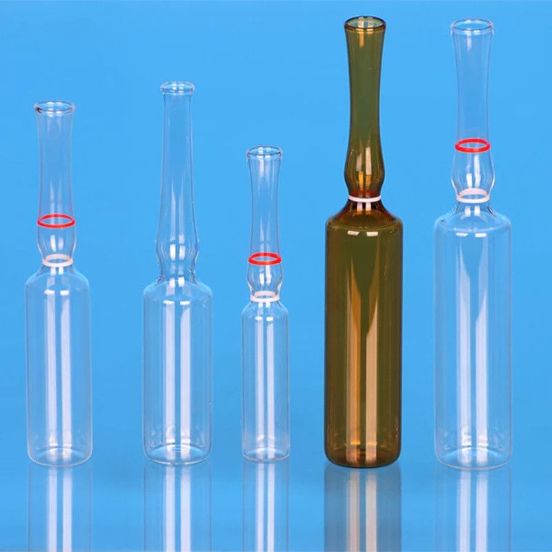 1ml 2ml 5ml ISO 표준 중국 표준 앰버 투명 USP 제1형 유리 방울 약품 주입용