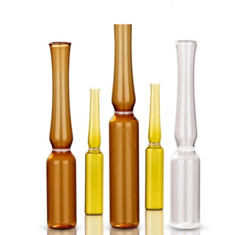 1ml5ml 10ml 20ml 화장품 피부 관리 의약품 유리 앰풀 컬러 링 로고 인쇄 스크린 인쇄 B 형태